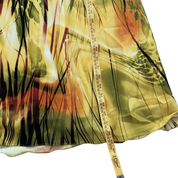 Faviana Couture Tropical Gown Size 2 Cutout Back Beaded Embellished Formal Prom - Picture 10 of 16